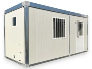 Prefabricated boxes with toilet and sink – 5 meters